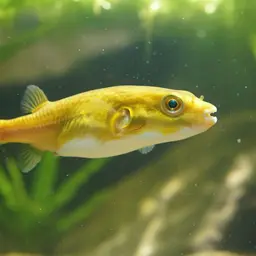 Elongated Golden Puffer