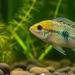 Golden-headed Dwarf Cichlid, photo 5