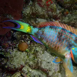 Dark Green Parrotfish